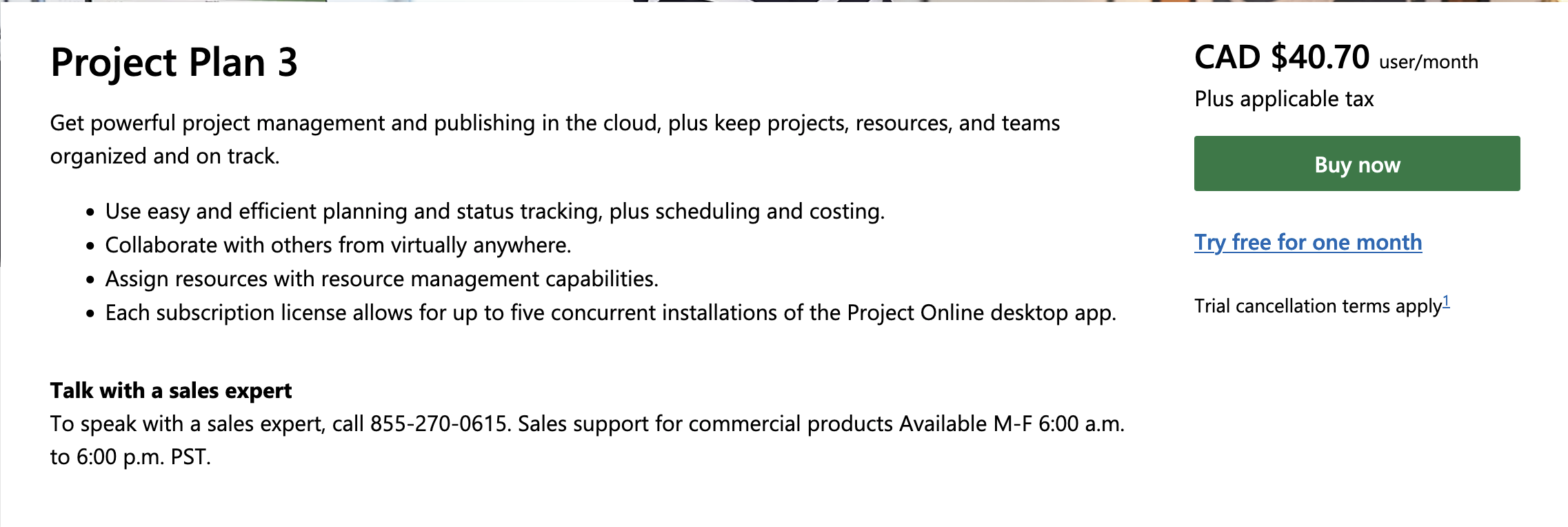 Microsoft Project Plan 3 Screenshot